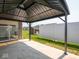 Backyard featuring a gazebo and privacy fence, providing a relaxing outdoor space at 9001 Fitzgerald Dr, Indianapolis, IN 46239