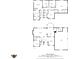 Second-floor floor plan showcasing bedrooms, bathrooms, closets, and total square footage at 9148 Oak Knoll Ln, Fishers, IN 46037
