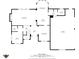 First-floor floor plan featuring the kitchen, living room, dining room, garage, and total square footage at 9148 Oak Knoll Ln, Fishers, IN 46037