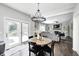 Eat-in kitchen with outdoor access, flowing into the main living area at 10717 Windermere Blvd, Fishers, IN 46037