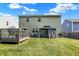 Expansive backyard with a deck, a gazebo, and lush green lawn, perfect for Gathering gatherings at 10902 Jimmy Lake Dr, Indianapolis, IN 46239