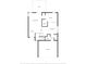 Detailed first floor plan showcasing the layout of the living room, kitchen, dining area, and garage at 1139 Maple Stream Dr, Indianapolis, IN 46217