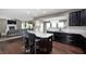 Open concept kitchen and living area, perfect for entertaining at 1143 Hampton Dr, Greenwood, IN 46143