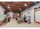 Spacious unfinished basement offering exposed ceiling and endless customization potential at 1810 S Raceway Rd, Indianapolis, IN 46231