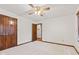 Bedroom with closet and doorway at 1826 Spruce Dr, Carmel, IN 46033