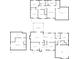 Layout showcasing 3 floors, emphasizing room placement for potential buyer's review at 1826 Spruce Dr, Carmel, IN 46033
