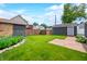 Expansive backyard with lush green lawn and mature trees, perfect for outdoor enjoyment at 188 Maple Ln, Franklin, IN 46131