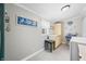 Bright laundry room offering natural light, storage, and stylish neutral decor at 188 Maple Ln, Franklin, IN 46131