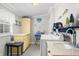 Laundry room with storage, decorative items, and a practical space for laundry at 188 Maple Ln, Franklin, IN 46131