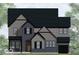 Charming two-story home with mixed materials and a dark gray roof at 21025 Thornborough Dr, Westfield, IN 46074