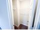 Walk-in closet with built-in shelving, offering plenty of space for storage at 2358 S Stonehill Way, New Palestine, IN 46163