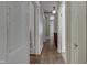 Hallway with wood flooring, white walls, and natural light at 250 N Home Ave, Franklin, IN 46131