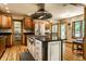Modern kitchen featuring a large island, stainless steel appliances, and custom cabinetry at 289 Sandbrook Dr, Noblesville, IN 46062