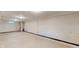 Spacious unfinished basement with painted walls and a small window at 311 S 6Th Ave, Beech Grove, IN 46107