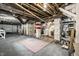 Unfinished basement featuring exposed ceiling, support beams, concrete flooring at 33 N Webster Ave, Indianapolis, IN 46219