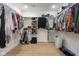 Spacious walk-in closet with built-in shelving and plenty of storage space at 3365 Riverside Dr, Columbus, IN 47203
