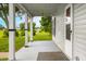 Charming front porch offers picturesque views and classic architectural details at 379 N Marion St, Morgantown, IN 46160