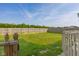 Spacious backyard with full fencing providing privacy and security for outdoor enjoyment at 4605 Clairmont Dr, Columbus, IN 47203