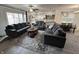 An open-concept living and dining area featuring lots of seating and natural light, perfect for gatherings at 5941 Deerwood Ct, Indianapolis, IN 46254
