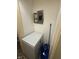 This shows a storage area with deep freezer, and fuse box at 5941 Deerwood Ct, Indianapolis, IN 46254