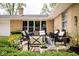 Outdoor patio with seating, ideal for enjoying pleasant weather at 6180 Winnpeny Ln, Indianapolis, IN 46220