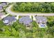 Aerial view of the property showcasing its lush landscaping and prime location in a desirable neighborhood at 780 Chatham Hills Blvd, Westfield, IN 46074
