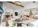 Spacious living area with hardwood floors, fireplace, and an open layout leading to the kitchen at 780 Chatham Hills Blvd, Westfield, IN 46074