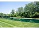 Scenic view of a tranquil pond surrounded by lush greenery and trees, offering a peaceful and serene atmosphere at 8023 Talliho Dr, Indianapolis, IN 46256