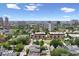 Expansive aerial view of the city skyline showcasing the surrounding neighborhood and nearby buildings at 855 N East N St # 104-B, Indianapolis, IN 46202