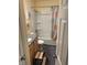 The bathroom boasts a shower-tub combo with stylish curtains and a granite countertop vanity at 8926 Durban Ct, Indianapolis, IN 46234