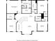 Second floor plan featuring bedrooms, bathrooms, walk-in closets, and laundry room at 1343 Turfway Dr, Avon, IN 46123