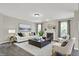 Bright and inviting living room with a fireplace, stylish decor, and ample seating at 1343 Turfway Dr, Avon, IN 46123