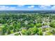 Expansive aerial view showcasing the neighborhood's lush canopy and residential architecture under a bright sky at 1511 E Edwards Ave, Indianapolis, IN 46227