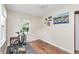 Versatile bedroom or office space with natural light and hardwood floors at 1727 S Irvington Ave, Indianapolis, IN 46203