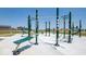 Outdoor fitness area with various workout stations, perfect for staying active in the Trailside community at 2892 Maricopa Blvd, Whitestown, IN 46075