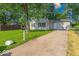 Charming one-story home with a well-maintained lawn, concrete driveway, and inviting curb appeal at 3817 Strathmore Dr, Indianapolis, IN 46235