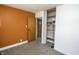 A standard bedroom features an open closet space for easy storage and organization at 4020 Alden Ave, Indianapolis, IN 46221
