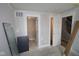 Hallway showing access to closet and stairway at 4151 Barrel Ln, Westfield, IN 46062