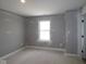Unfinished bedroom offers abundant natural light from a centrally placed window at 4171 Barrel Ln, Westfield, IN 46062