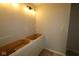 Unfinished bathroom with vanity and modern light fixture at 4181 Barrel Ln, Westfield, IN 46062