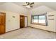 Spacious bedroom with carpet flooring, vaulted ceiling and window at 4287 Gibbs Rd, Danville, IN 46122