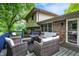 Relaxing back deck with outdoor seating and grill at 4570 Moccosin Pl, Greenwood, IN 46142
