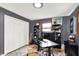 Spacious bedroom with closet, desk, and decor at 4570 Moccosin Pl, Greenwood, IN 46142