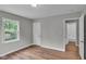 This is a view of the bedroom from an opposite angle, leading into the bathroom at 4708 Haverford Ave, Indianapolis, IN 46205