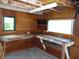 Shed interior with workbench and window at 509 Eberhart Dr, Shelbyville, IN 46176