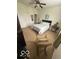 Comfortable bedroom with neutral carpet, ceiling fan and a queen bed with a decorative comforter at 5304 Appleseed Way, Indianapolis, IN 46217