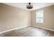 Simple bedroom with a closet and hardwood floors at 5695 N Red Oak Dr, Greenfield, IN 46140