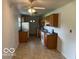Functional kitchen featuring essential appliances, ample counter space, and a practical layout at 618 W Mckenzie Rd, Greenfield, IN 46140