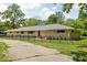Ranch home featuring a fenced yard and charming exterior at 6464 Whitley Ln, Indianapolis, IN 46260