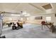 Spacious garage featuring plenty of storage space and lighting at 6644 Mcfarland Rd, Indianapolis, IN 46227